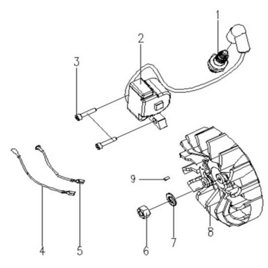 Магнето и маховик Champion CP400